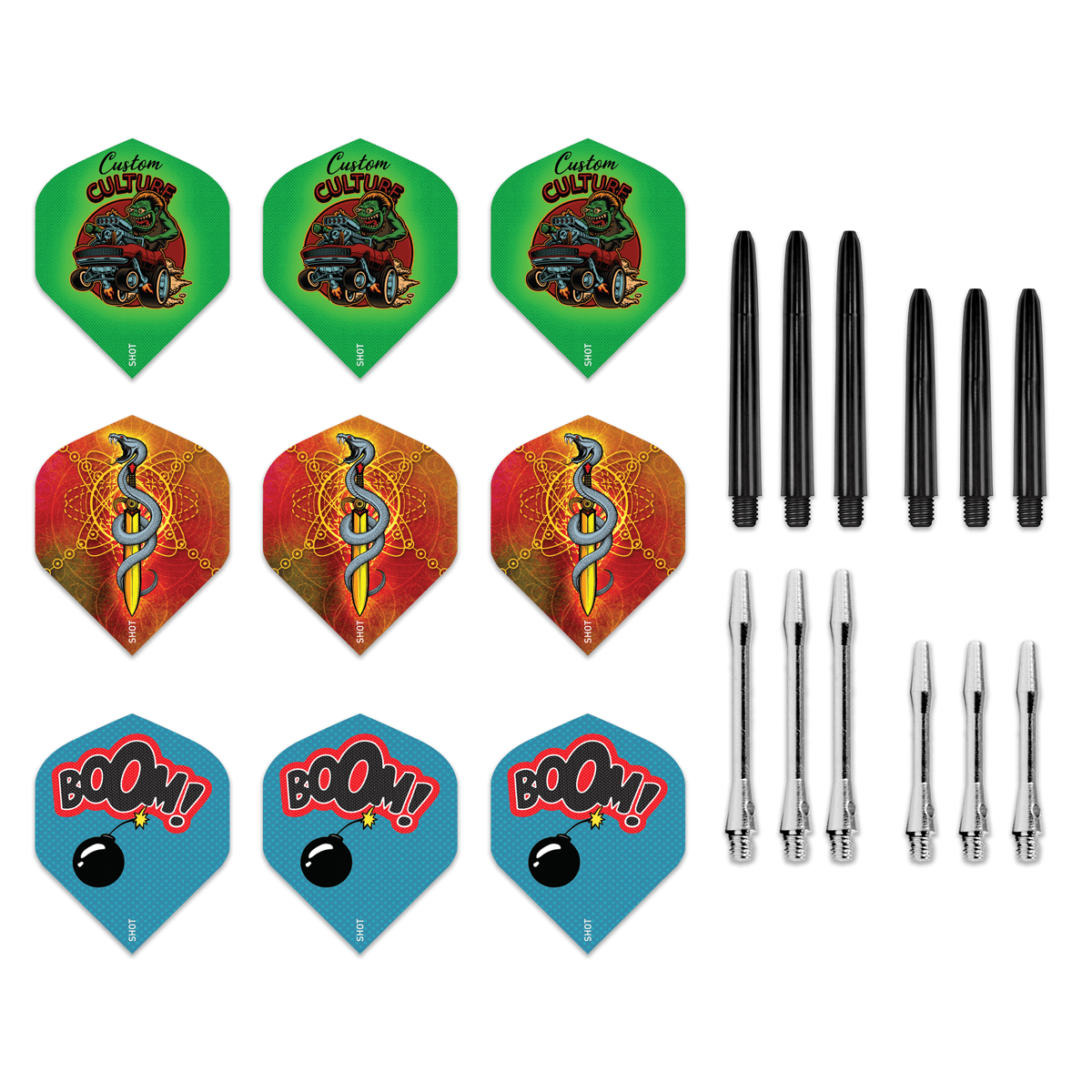 Shot Darts Tribal Dart Kit-High Quality Darts Accessory Pack - Image 2