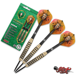Shot Darts Talisman Brass Steel Tip Dart Set 24gm