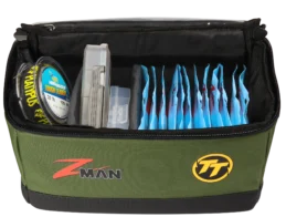 TT Deluxe ZMan Soft Plastic And Lure Tackle Block - Green