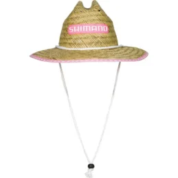 Shimano Kids Pink Fishing Outdoors Straw Hat