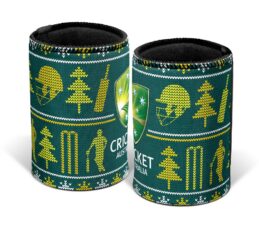 Cricket Australia Christmas Xmas Can Cooler Stubby Holder