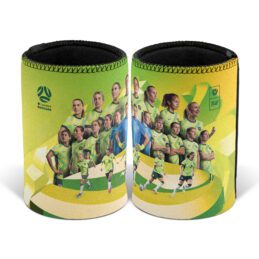 FFA Australian Soccer Matildas Team Can Cooler Stubby Holder