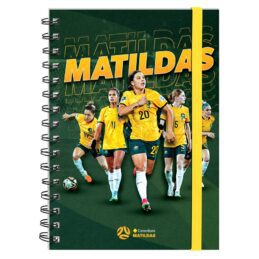 FFA Australian Soccer Matildas Hard Cover Notebook