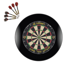 Target Darts Luke Littler Dartboard + Formula Black Surround + Darts