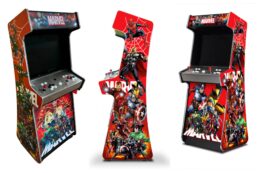 Retro Platinum Arcade Video Game Machine Marvel Theme Cabinet