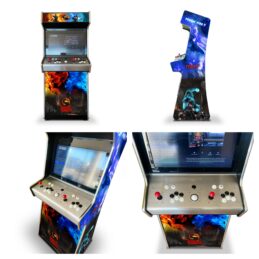 Retro Platinum Arcade Video Game Machine Mortal Kombat Cabinet