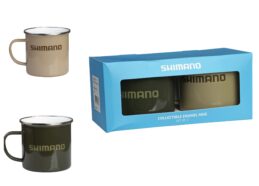 Shimano Fishing Enamel Mug 2Pc Pack Coffee Drinks Outdoors & Camping