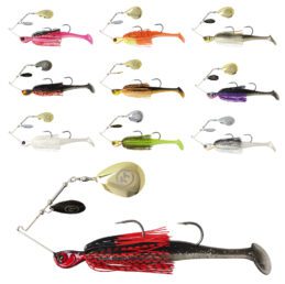 TT Lures Tornado 3/4 oz Double Colorado Rigged Spinnerbait Fishing Lures