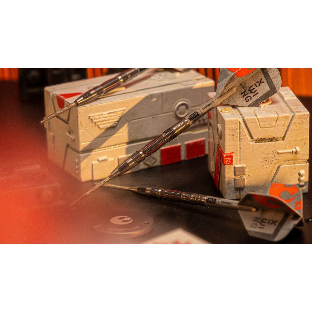 Target Star Wars X-Wing 90% Tungsten Swiss Point Steel Tip Darts 22-26g 8 Target Star Wars X-Wing 90% Tungsten Swiss Point Steel Tip Darts 22-26g - Image 8
