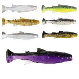 ZMan Mulletron 3.3 Inch 10X Tough ElaZtech Soft Plastic Fishing Lure 4 Pack