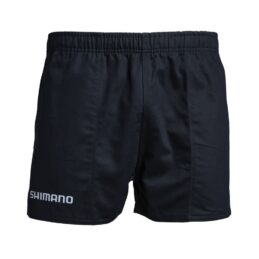 Shimano 100% Cotton Breathable Rugby Shorts Black Sizes S To 3XL