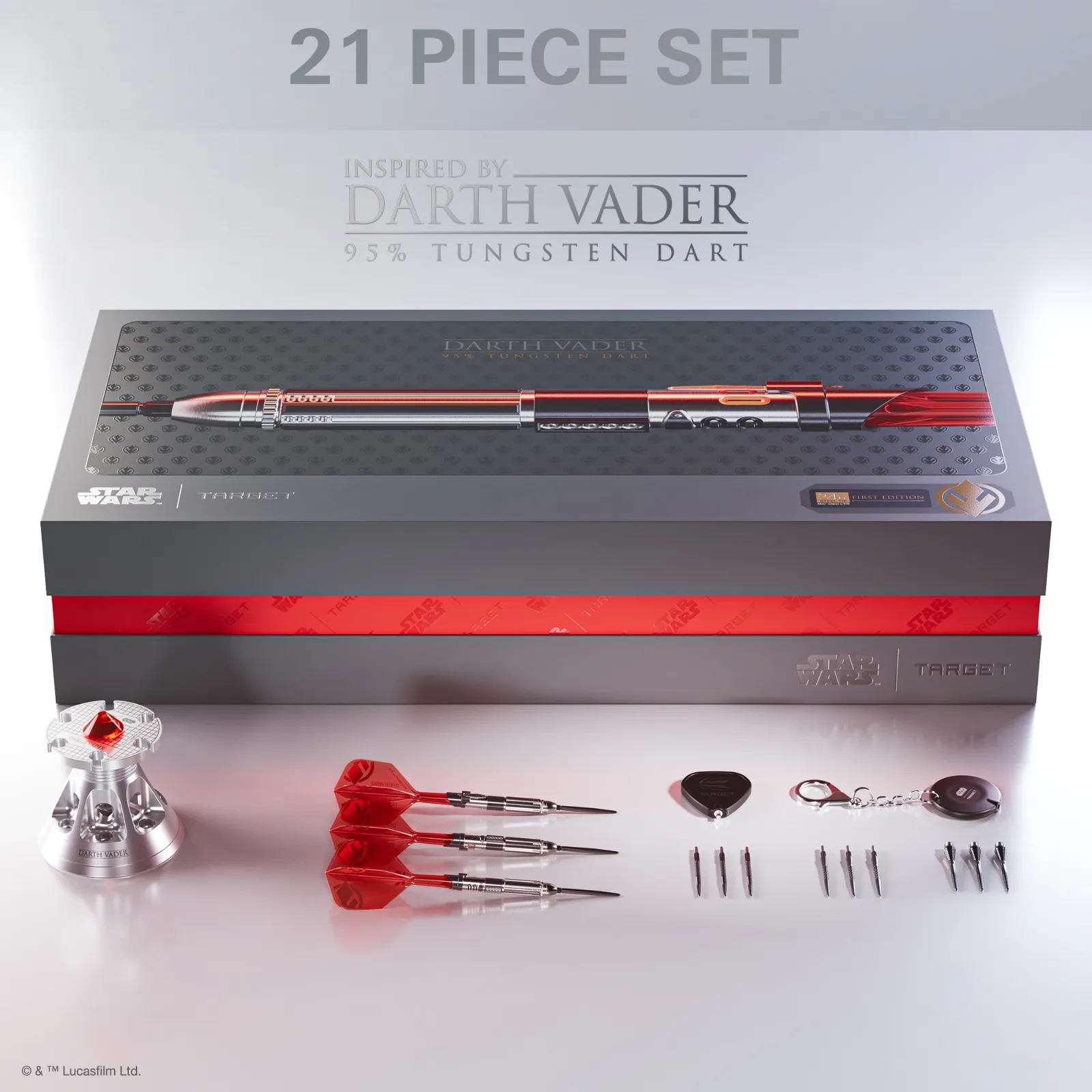 Target Star Wars Limited Edition Darth Vader Light Saber Edition 95% 24G Swiss Point Darts