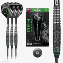 Target Star Wars Tie Fighter 90% Tungsten Swiss Point Steel Tip Darts  23-25g