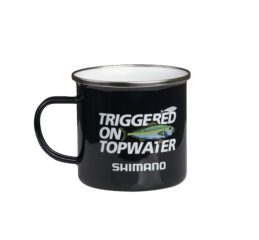 Shimano Fishing Enamel Mug Coffee Drinks Outdoors and Camping