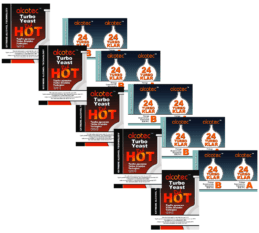 Alcotec Red Hot Turbo Yeast & Klar Combo 5 Pack Homebrew Spirit Distilling