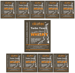 Alcotec Whiskey Turbo Yeast 10 Pack Homebrew Spirit Distilling Brewing