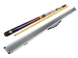Brisbane Lions AFL Pool Snooker Billiard Cue +  Aluminium Case Set
