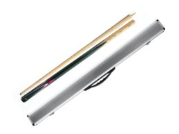 Dufferin HCY Ash Red White Pool Snooker Billiard Cue + Aluminium Case Set