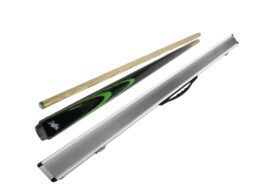 Dufferin Ash S Green Pool Snooker Billiard Cue + Aluminium Case Set