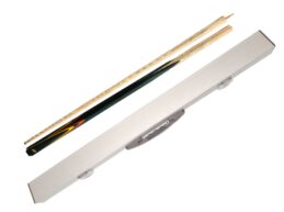 Dufferin HCY Ash Yellow Orange Pool Snooker Billiard Cue + Deluxe Aluminium Case Set