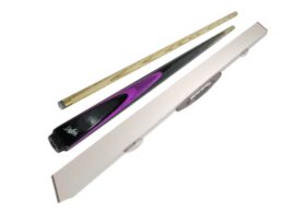 Dufferin Ash S Purple Pool Snooker Billiard Cue + Deluxe Aluminium Case Set
