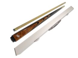 Dufferin Ash S Burl Pool Snooker Billiard Cue + Deluxe Aluminium Case Set
