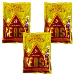 Samuel Willards 24hr Turbo Yeast 3 Pack Homebrew Spirit Distilling Brewing