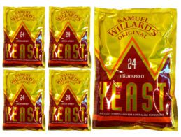 Samuel Willards 24hr Turbo Yeast 5 Pack Homebrew Spirit Distilling Brewing