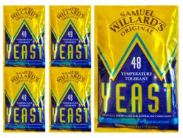Samuel Willards 48hr Turbo Yeast 5 Pack Homebrew Spirit Distilling Brewing
