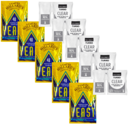 Samuel Willards 48hr Turbo Yeast & Still Spirits Clear Combo 5 Pack Distilling