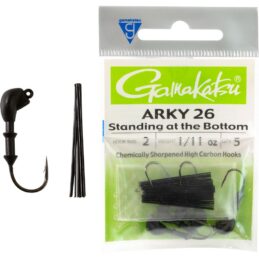 Gamakatsu Jighead Arky 26 with Wed Guards Soft Plastic Fishing