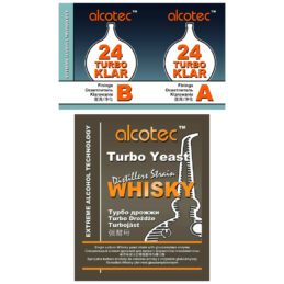 Alcotec Whiskey Turbo Yeast & Klar Combo Homebrew Spirit Distilling Brewing