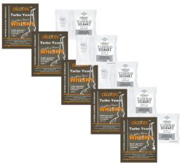 Alcotec Whiskey Turbo Yeast & Still Spirits Clear Combo 5 Pack Distilling
