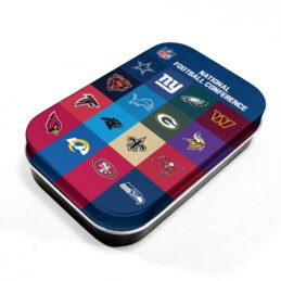 NFL All Teams American Football Tin Storage Box Collectable Gift Official