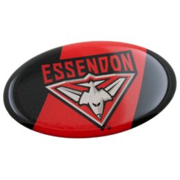Essendon Bombers Oval Decal AFL Car Decal – For True Essendon Fans