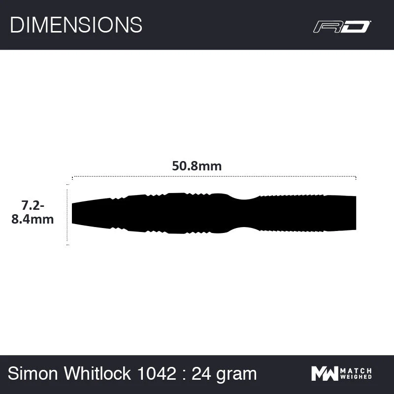 WINMAU Simon Whitlock Prism 90% Tungsten Steel Tip Darts 9 WINMAU Simon Whitlock Prism 90% Tungsten Steel Tip Darts - Image 9