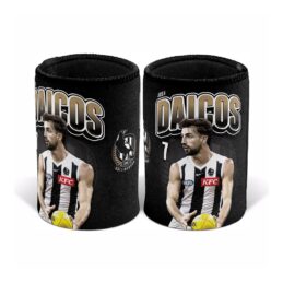 Josh Daicos Collingwood Magpies AFL Beer Can Bottle Cooler Stubby Holder