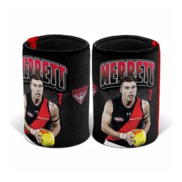 Zach Merrett Essendon Bombers AFL Beer Can Bottle Cooler Stubby Holder