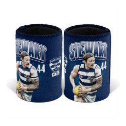 Tom Stewart Geelong Cats AFL Beer Can Bottle Cooler Stubby Holder
