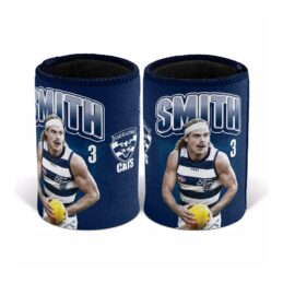 Bailey Smith Geelong Cats AFL Beer Can Bottle Cooler Stubby Holder