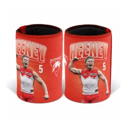Isaac Heeney Sydney Swans AFL Beer Can Bottle Cooler Stubby Holder