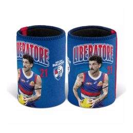 Tom Liberatore Western Bulldogs AFL Beer Can Bottle Cooler Stubby Holder