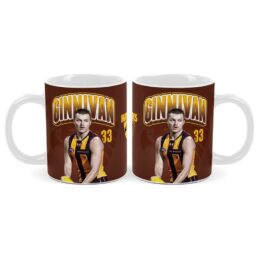 Jack Ginnivan Hawthorn Hawks AFL Coffee Mug Cup