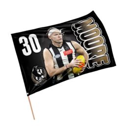 Darcy Moore Collingwood Magpies AFL Game Day Flag Banner