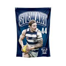Tom Stewart Geelong Cats AFL Wall Flag Banner