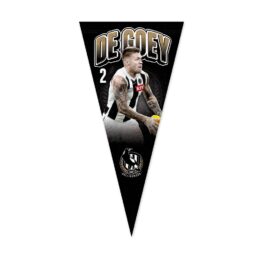 Jordan De Goey Collingwood Magpies AFL Player Pennant Banner