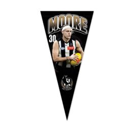 Darcy Moore Collingwood Magpies AFL Player Pennant Banner