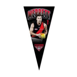 Zach Merrett Essendon Bombers AFL Player Pennant Banner