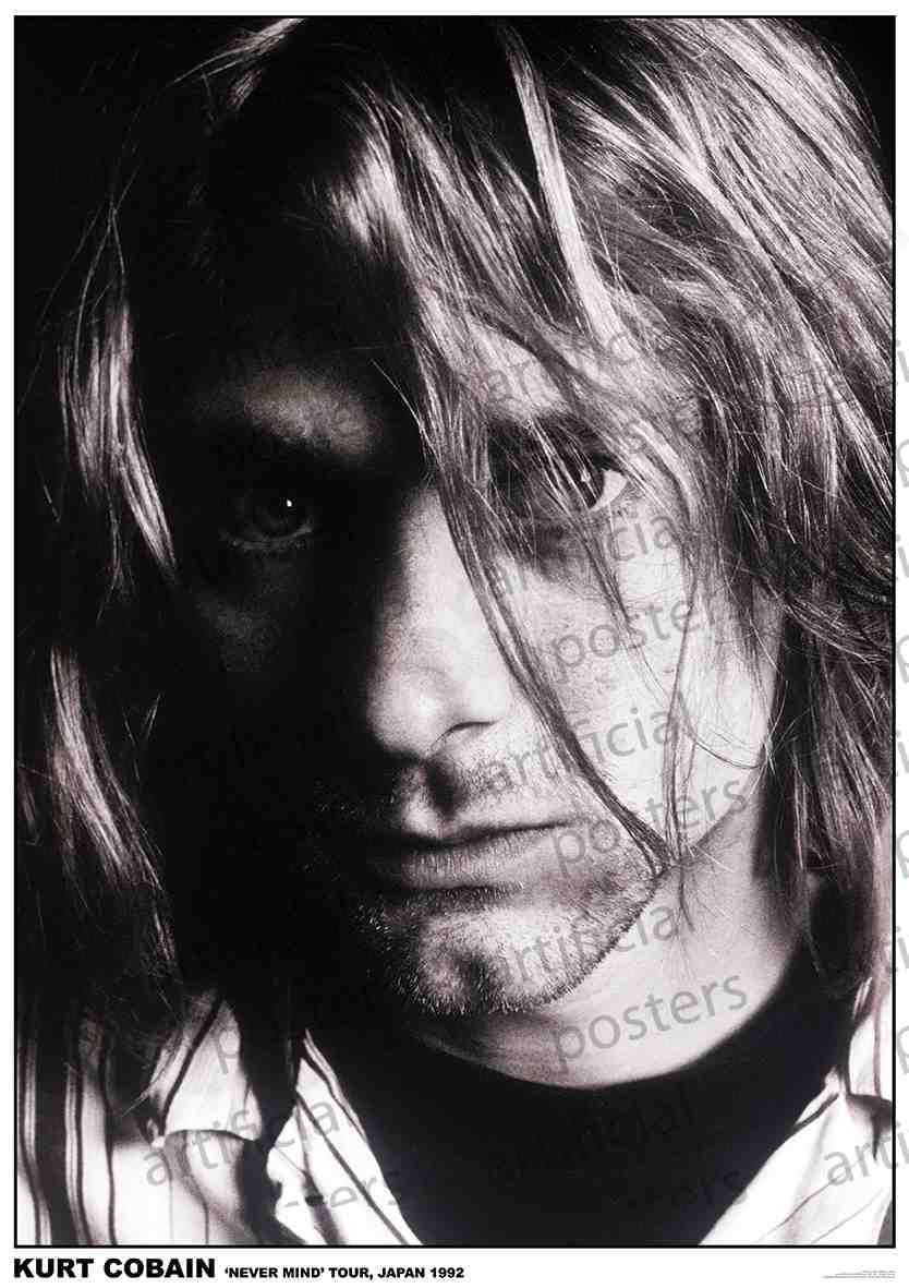 Nirvana Kurt Cobain Poster Print Wall Art Decor