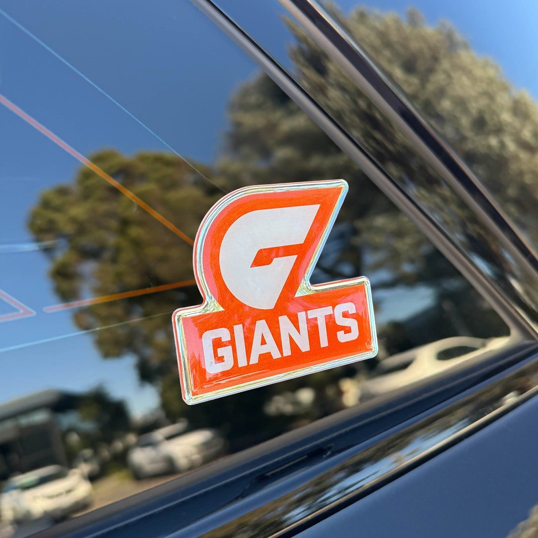 GWS Giants Logo Decal AFL Car Decal – For True GWS Fans 2 GWS Giants Logo Decal AFL Car Decal – For True GWS Fans - Image 2